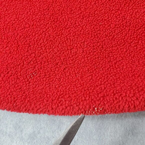 Vtg Bugs Bunny Sweater Mens Large Red Warner Bros Studio Looney Tunes 1/4 Zip - Picture 7 of 10